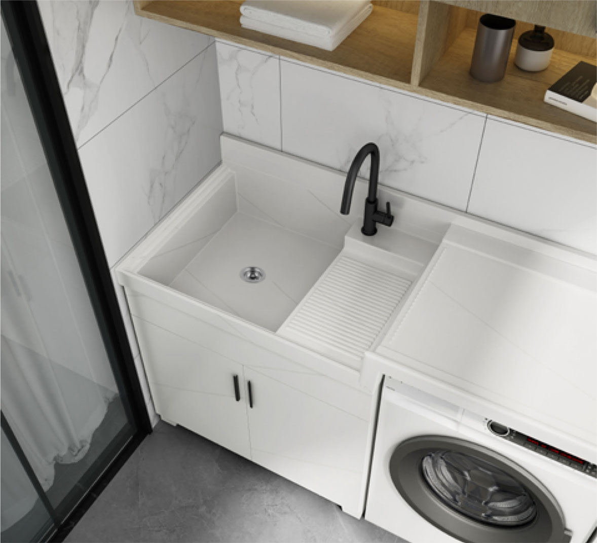 9015XG 左盆系列(白玉拉花)